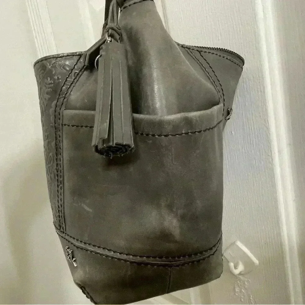 The Sak Kendra Leather Hobo Floral Embossed - Picture 8 of 9